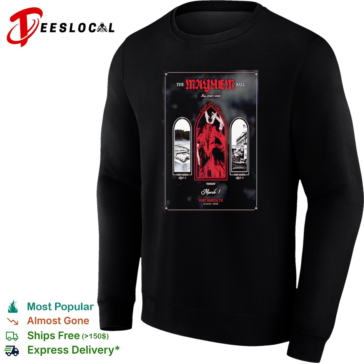 Lady Gaga The Mayhem Ball Tour In Fort Worth TX On Mar 1 2026