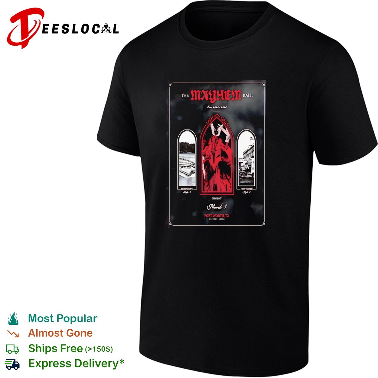 Lady Gaga The Mayhem Ball Tour In Fort Worth TX On Mar 1 2026