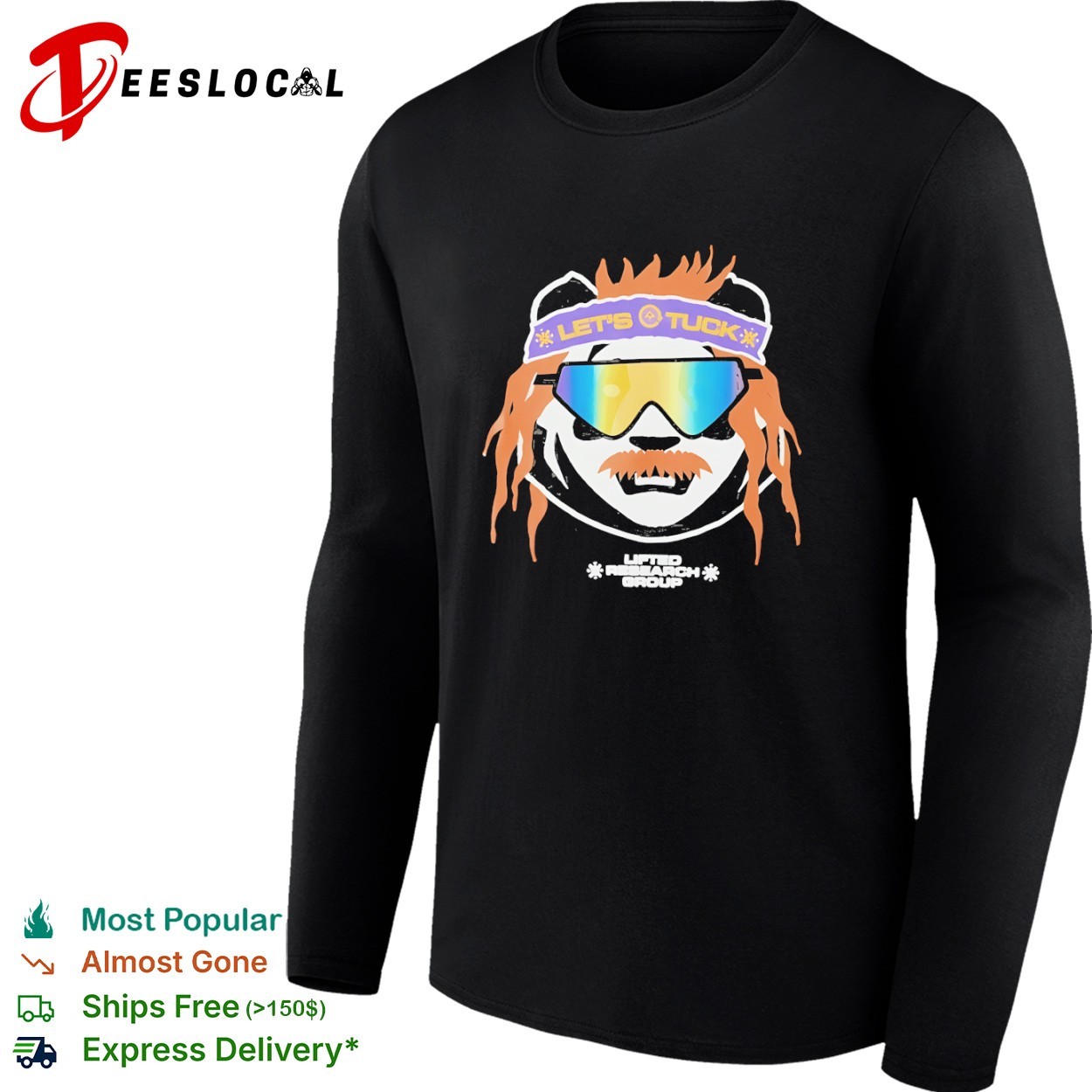 Lifted Research Group Let's Tuck Panda Snowboarding Sunglasses