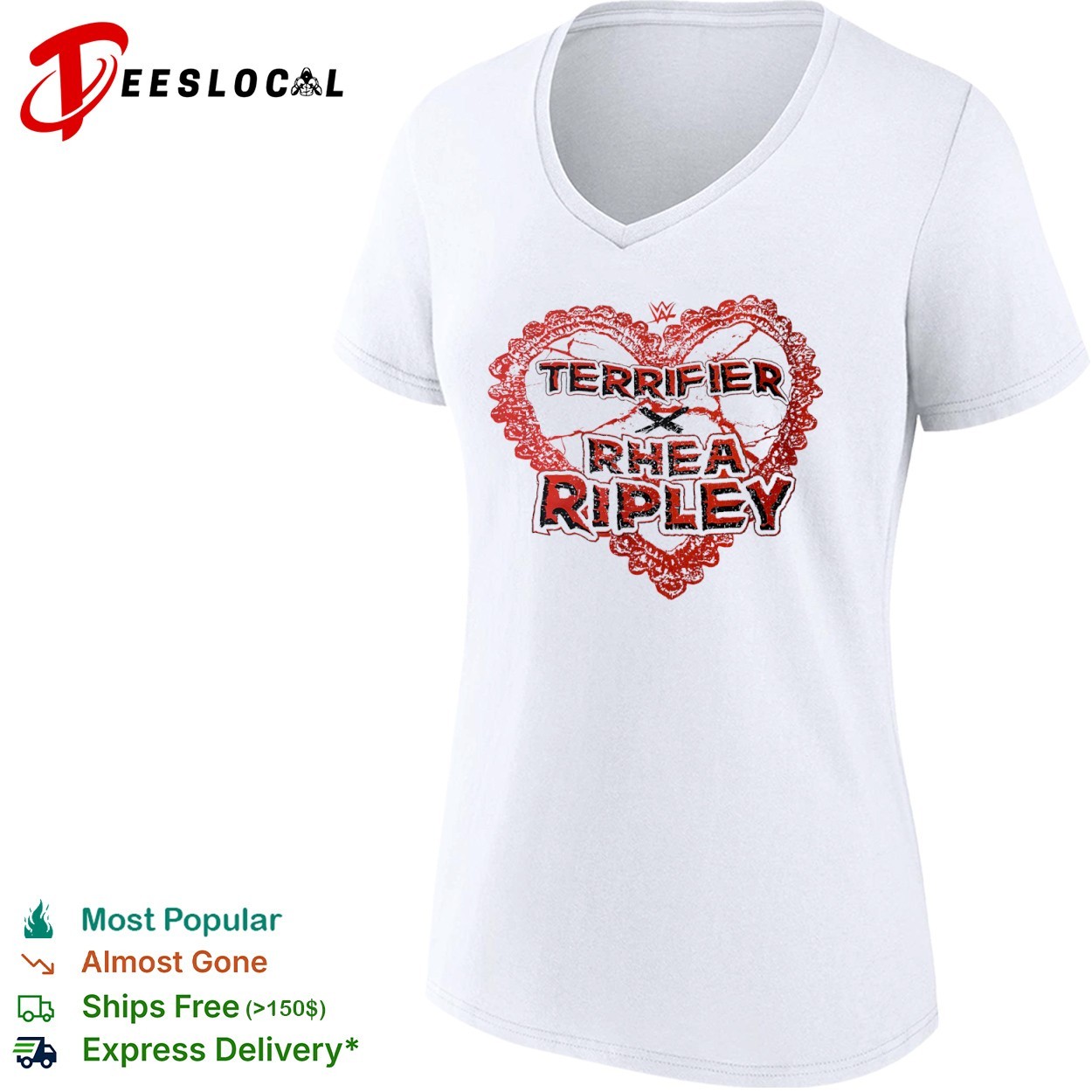 Terrifier x Rhea Ripley Valentine shirt, hoodie, sweater, long